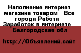 Наполнение интернет магазина товаром - Все города Работа » Заработок в интернете   . Белгородская обл.